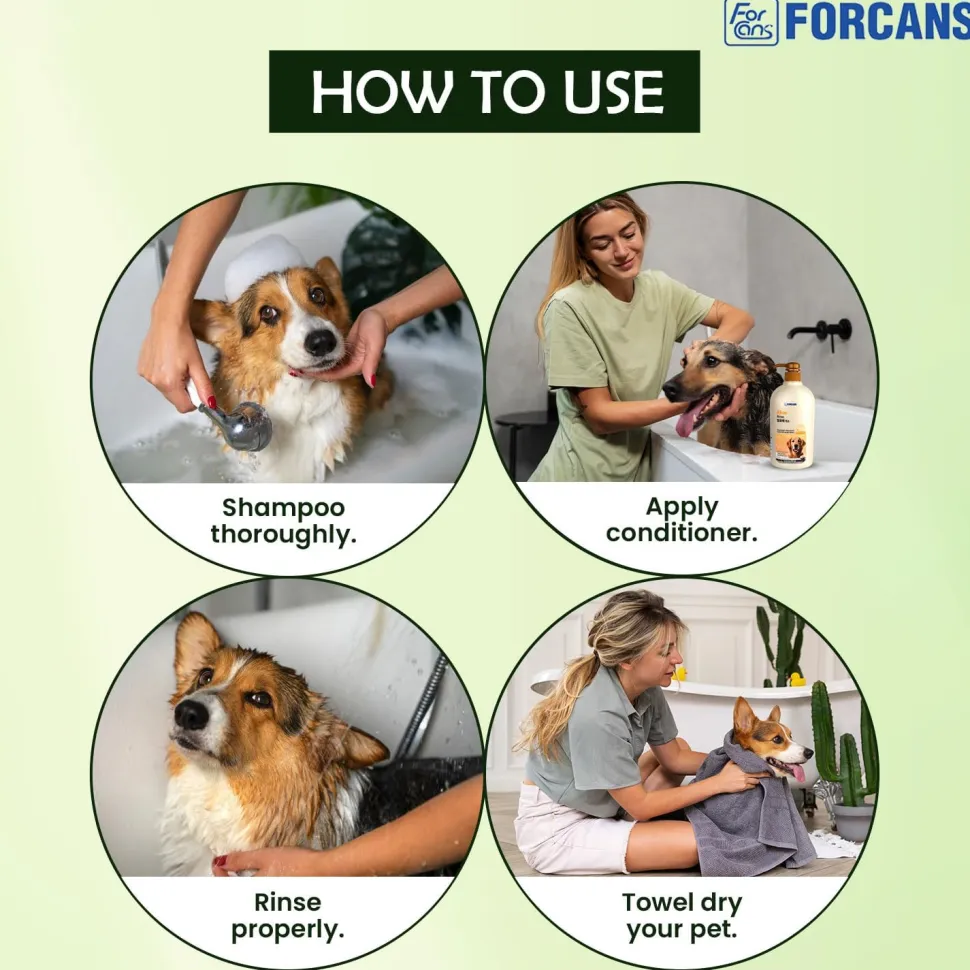 Forcans Aloe Rinse Conditioner For Dog - 750 ml