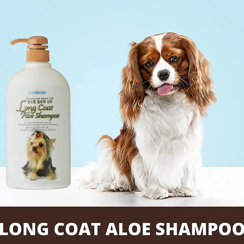 Forcans Long Coat Aloe Shampoo For Dog