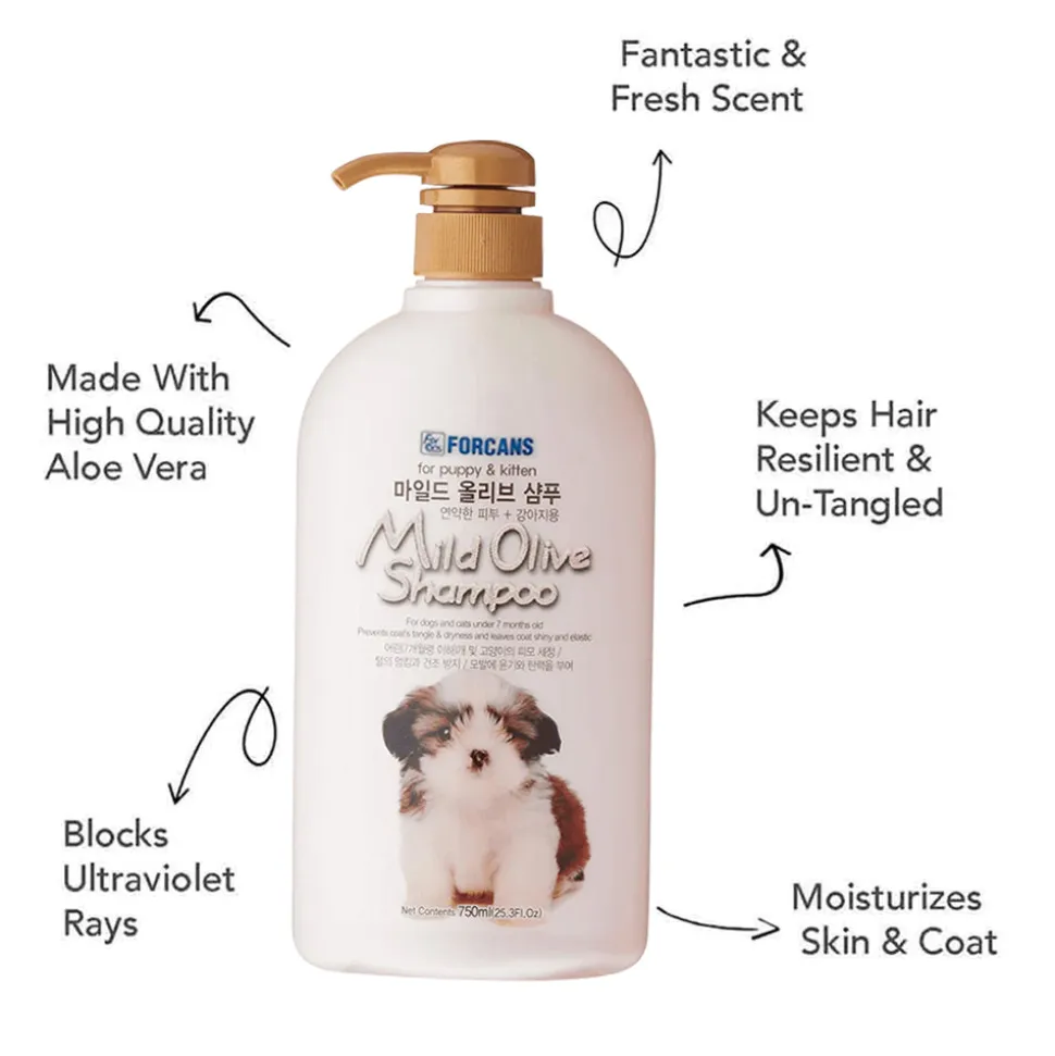 Forcans Mild Olive Shampoo For Puppies & Kitten