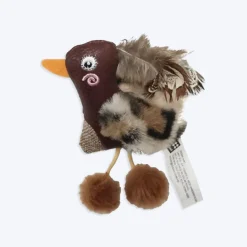 GiGwi Duck Catch And Scratch Ecoline With Slivervine Leaves And Leatherette Cat Toy