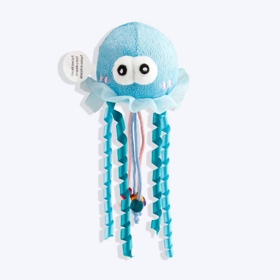 GiGwi Shining Friends Jellyfish With LED Light And Catnip Inside Toy For Cats