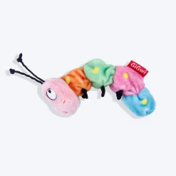 GiGwi Thirsty Catnip Cat Toy - Caterpillar Filled with 100% organic Catnip inside