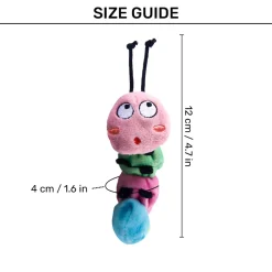 GiGwi Thirsty Catnip Cat Toy - Caterpillar Filled with 100% organic Catnip inside