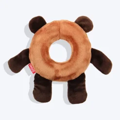 GiGwi Friendz Dog Plush Toy - Bear (with Foam Rubber Ring and Squeaker)