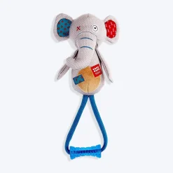GiGwi Friendz Dog Plush Toy - Elephant (with TPR Johnny Stick)