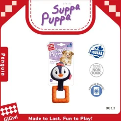 GiGwi Suppa Puppa Pengiun With Squeaker Inside Dog Toy - Small