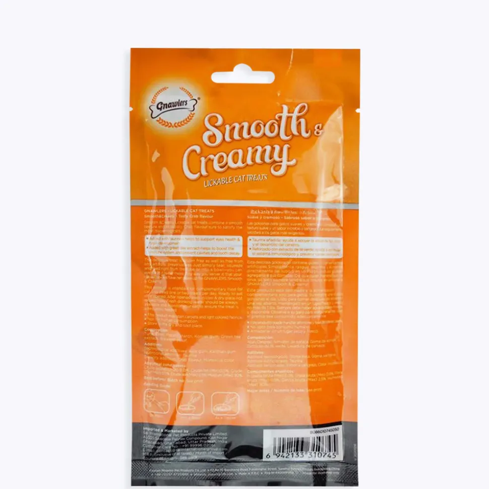 Gnawlers Creamy Treats Crab Flavour for Cats- 60 g