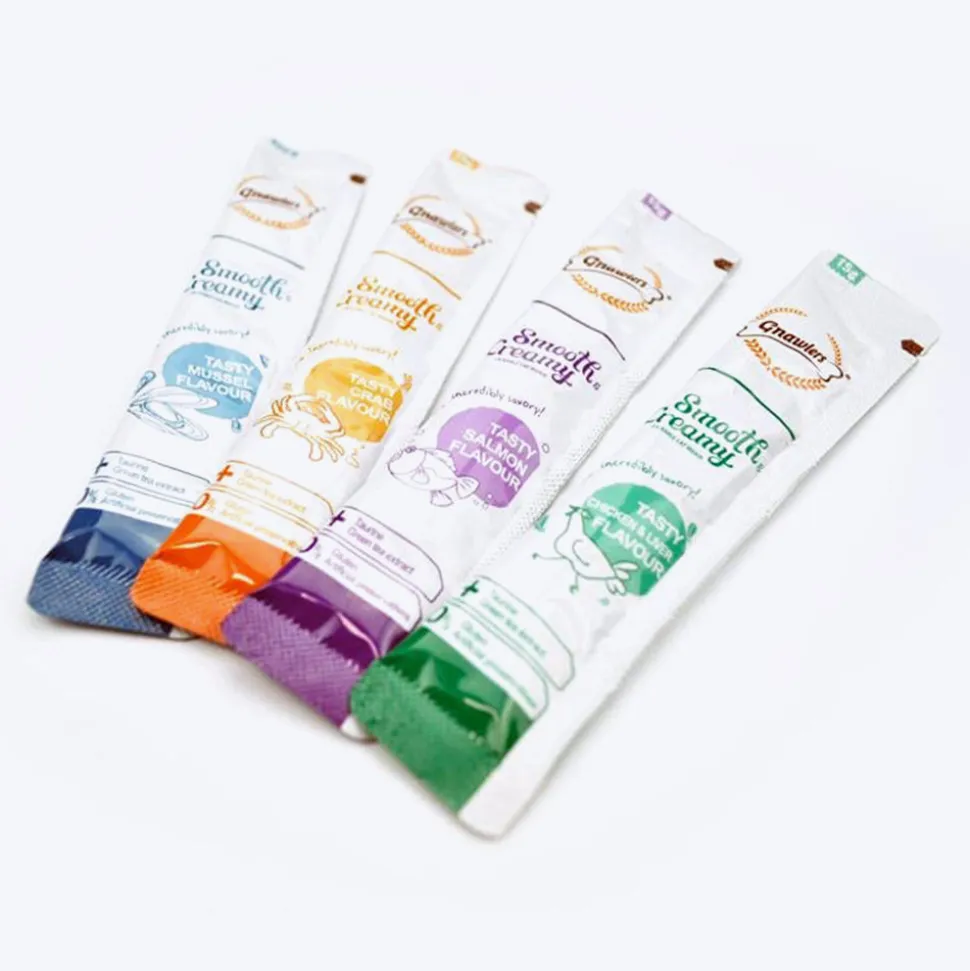 Gnawlers Creamy Treats Salmon Flavour for Cats- 60 g packs
