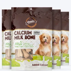 Gnawlers Calcium Milk Bone Dog Treats - Medium