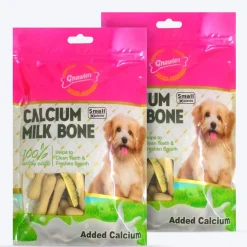 Gnawlers Calcium Milk Bones Dog Treats - Small