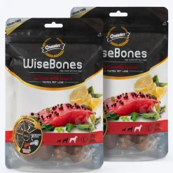 Gnawlers Wisebones Dog Treat - Salmon with Lemon - 200 g