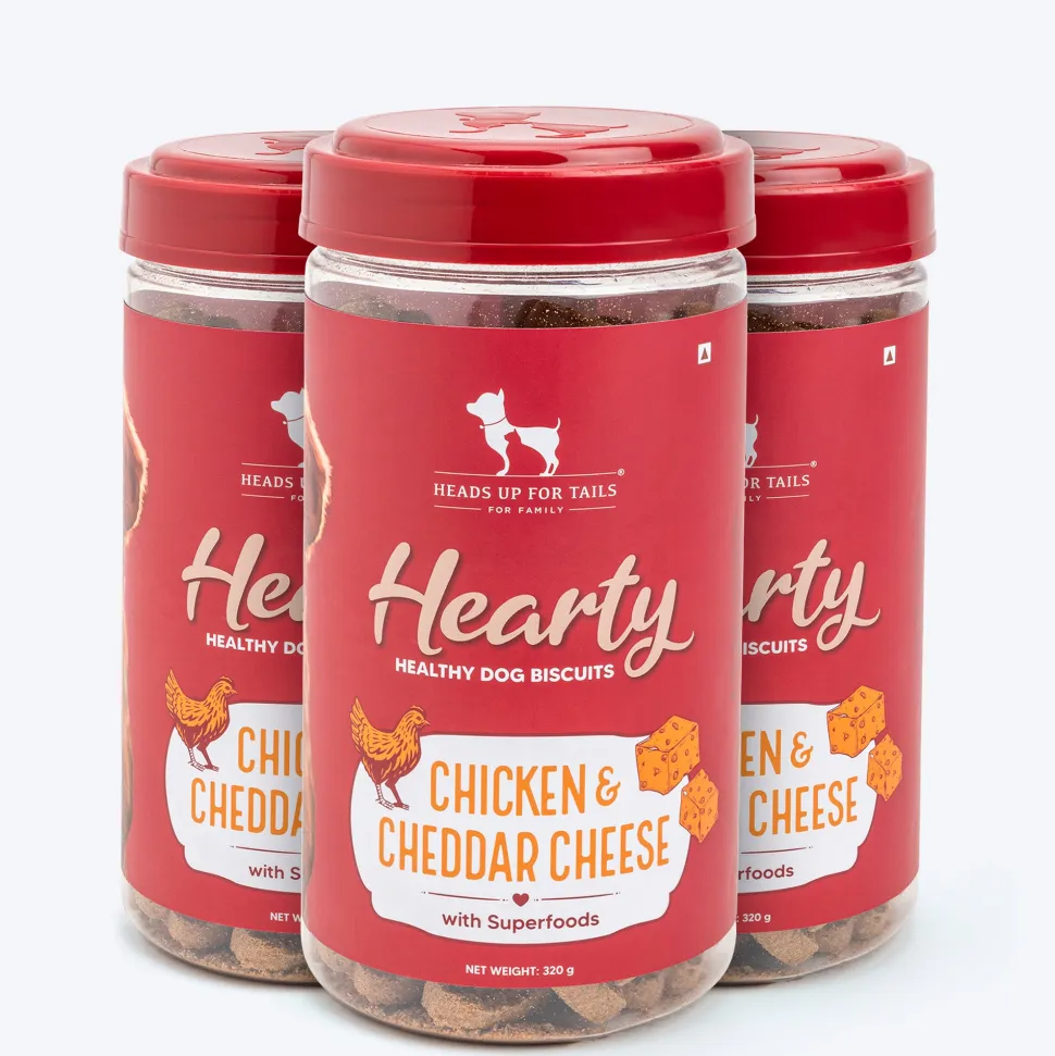 Hearty Chicken & Cheddar Cheese Dog Biscuits Gluten-Free 320g