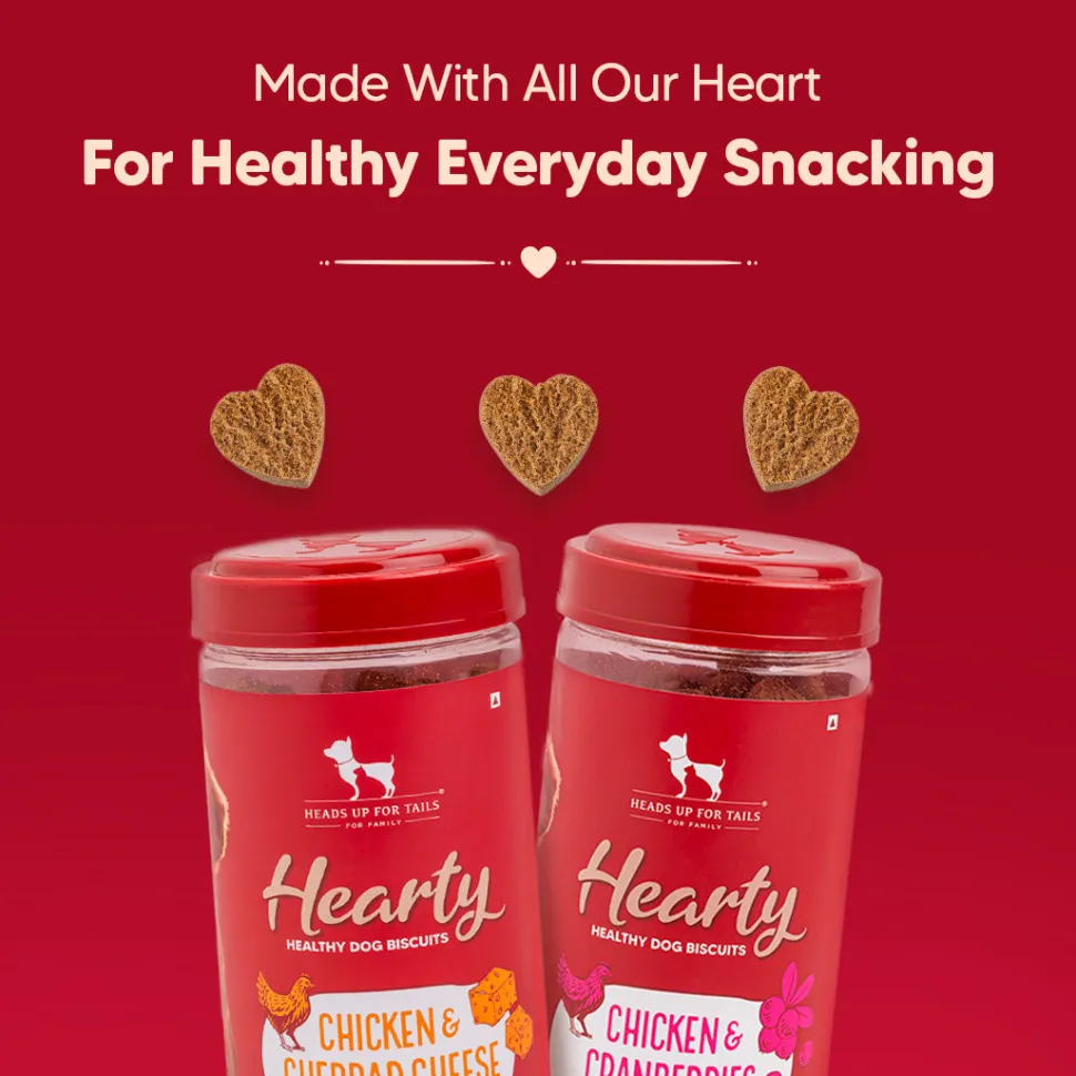 Hearty Chicken & Cheddar Cheese Dog Biscuits Gluten-Free 320g