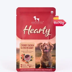 Hearty Chunky Chicken & Liver in Gravy Wet Dog Food 70g
