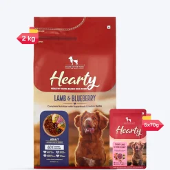 Hearty Oven-Baked Lamb & Blueberry Adult Dog Food All Breeds