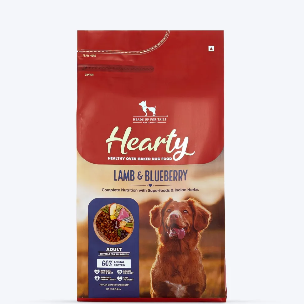 Hearty Oven-Baked Lamb & Blueberry Adult Dog Food All Breeds