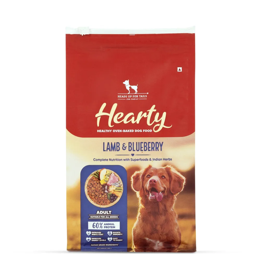 Hearty Oven-Baked Lamb & Blueberry Adult Dog Food All Breeds