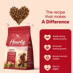 Hearty Oven-Baked Puppy Food Chicken & Fish with Superfoods