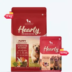 Hearty Oven-Baked Puppy Food Chicken & Fish with Superfoods