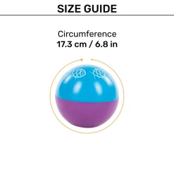 HUFT Baller Wobbler Toy For Cat - Blue & Purple