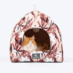 HUFT Blossom Breeze Cat Tent Bed - Powder White