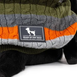 HUFT Cable Knit Dog Sweater - Grey