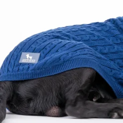 HUFT Cable Knit Dog Sweater - Lazuli Blue