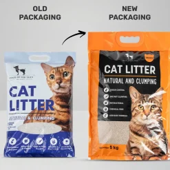 HUFT Cat Litter (Natural & Clumping) - Unscented - 5 kg