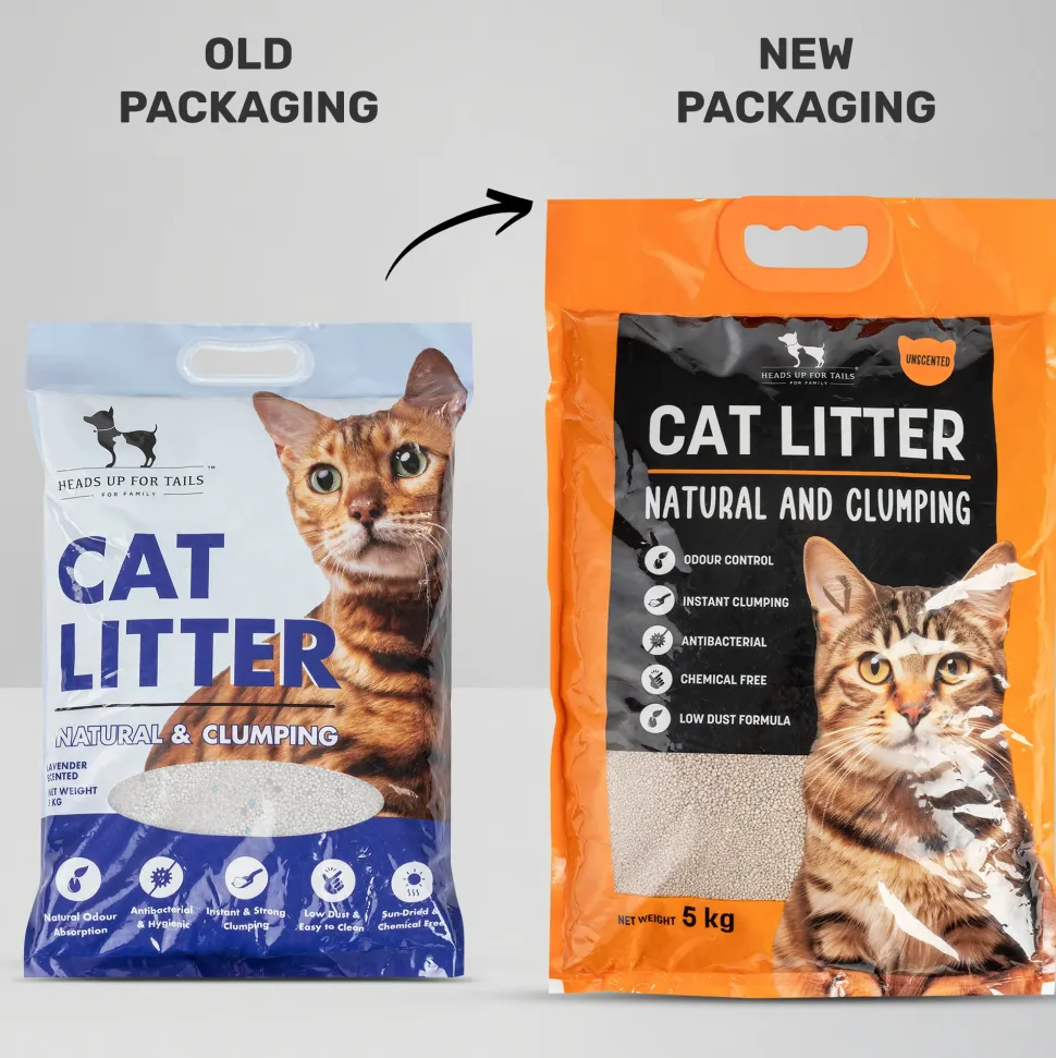 HUFT Cat Litter (Natural & Clumping) - Unscented - 5 kg