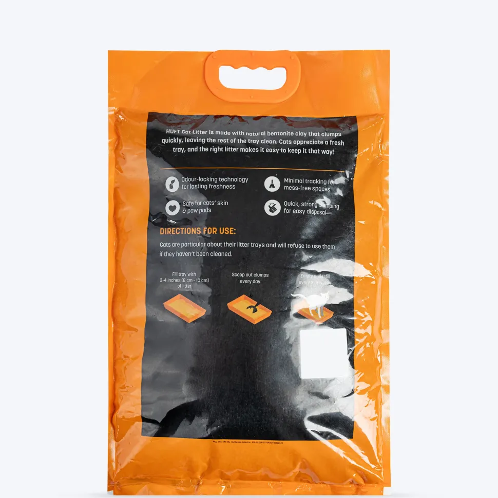 HUFT Cat Litter (Natural & Clumping) - Unscented - 5 kg