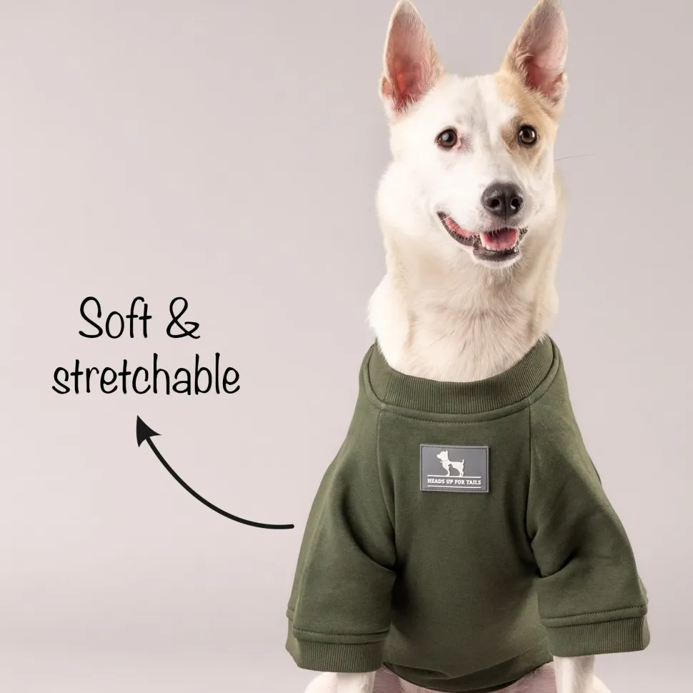 HUFT Chief Cuddle Officer Pet Sweatshirt - Green