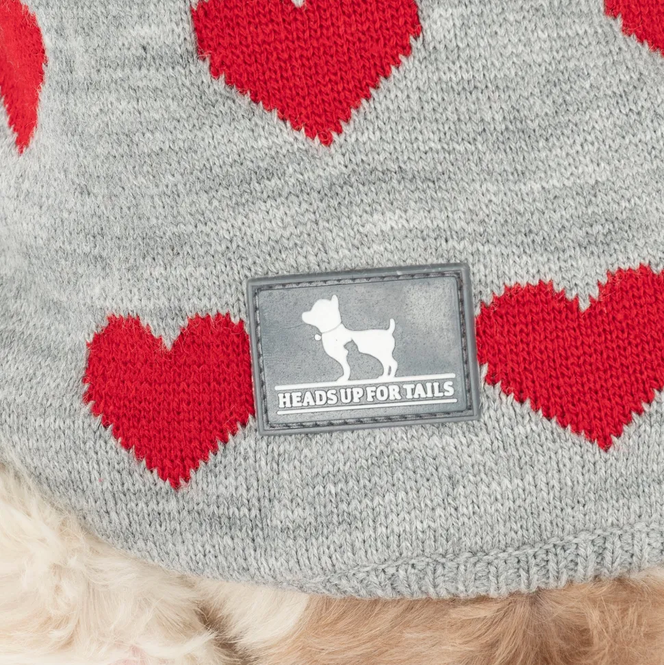HUFT Classic Love Sweater For Cat - Grey