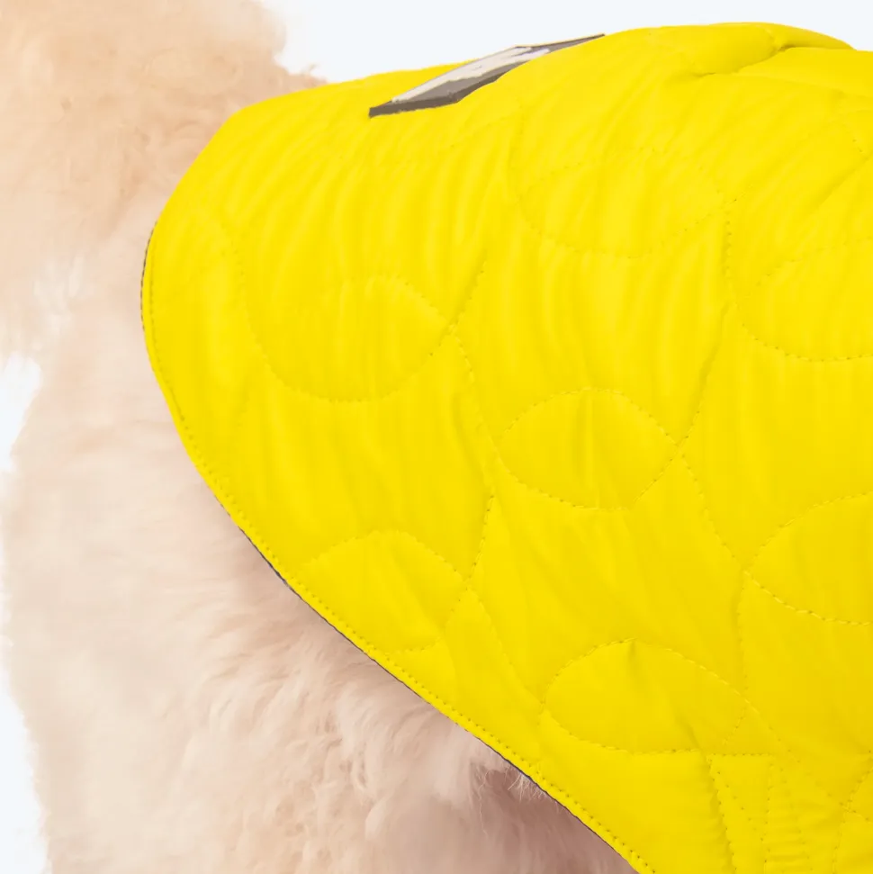 HUFT Cosy Pupper Reversible Dog Jacket - Lime Green