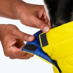 HUFT Cosy Pupper Reversible Dog Jacket - Lime Green