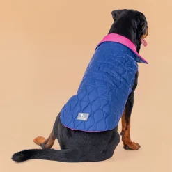 HUFT Cosy Pupper Reversible Dog Jacket - Denim Blue