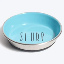 HUFT Cutest Collection Slurp Kitten Bowl - Blue