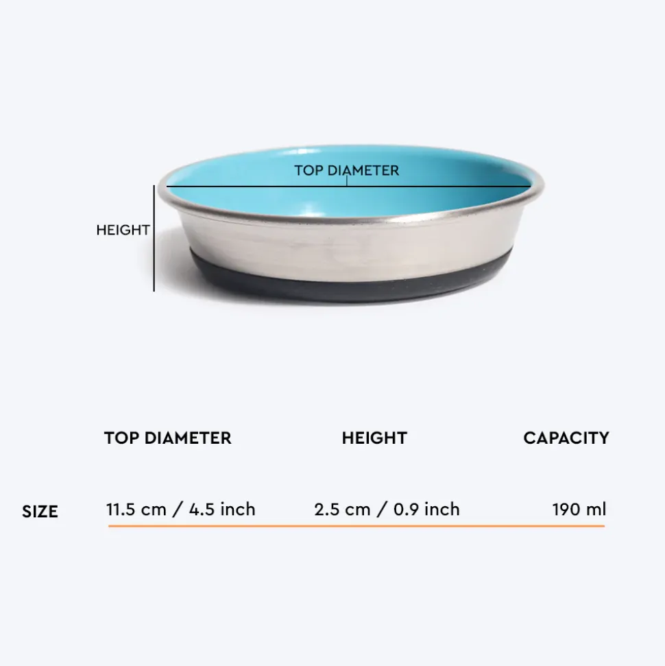 HUFT Cutest Collection Slurp Kitten Bowl - Blue