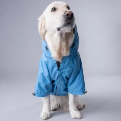 HUFT Drizzle Buddy Dog Raincoat - Sky Blue