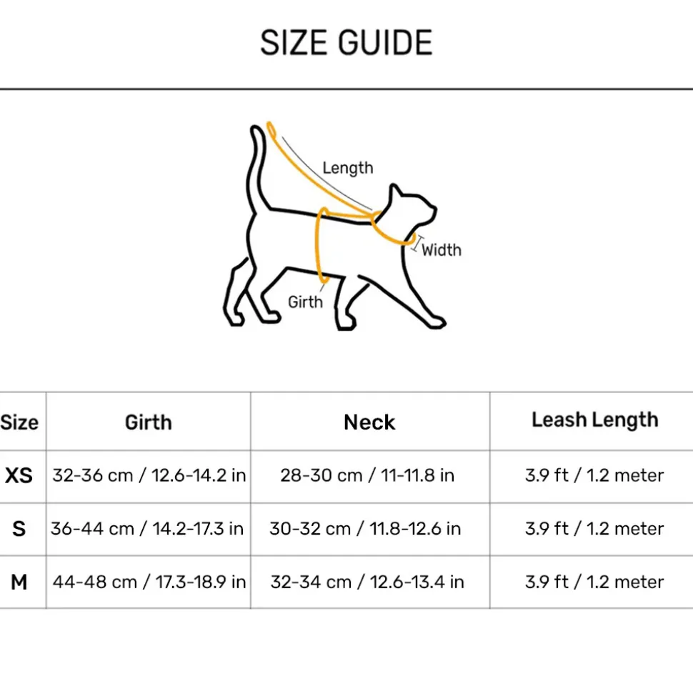 HUFT Easy Breezy Step-In Harness & Leash Set For Cat - Pink