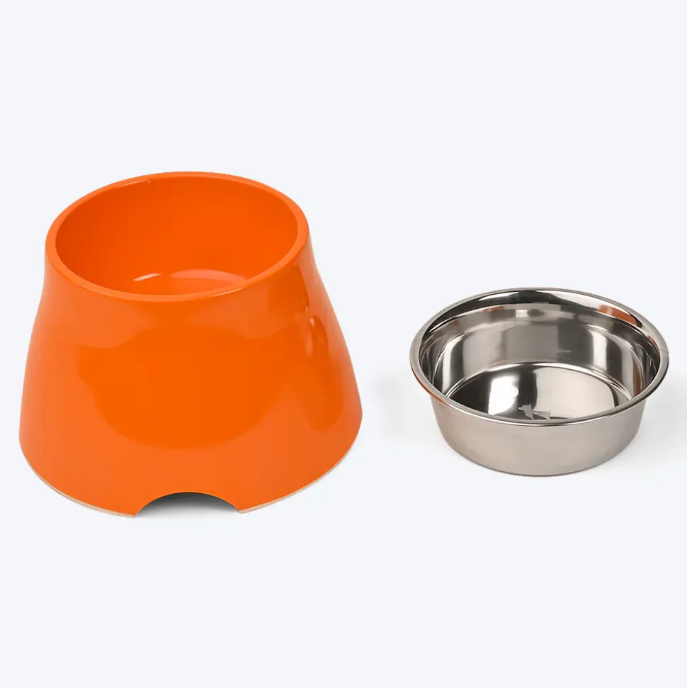 HUFT Elevated Dog Bowl - Orange