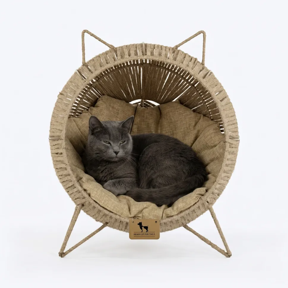 HUFT Feline Rest Chair With Cushion For Cat - Brown