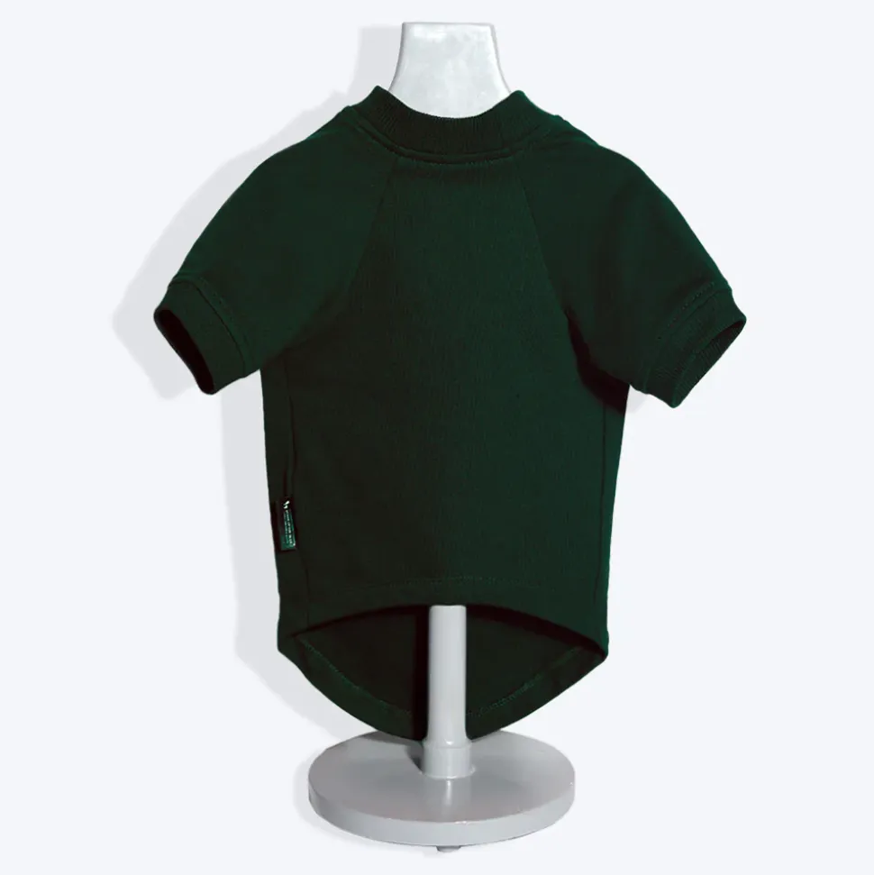 HUFT Fleece Dog Sweatshirt - Dark Green