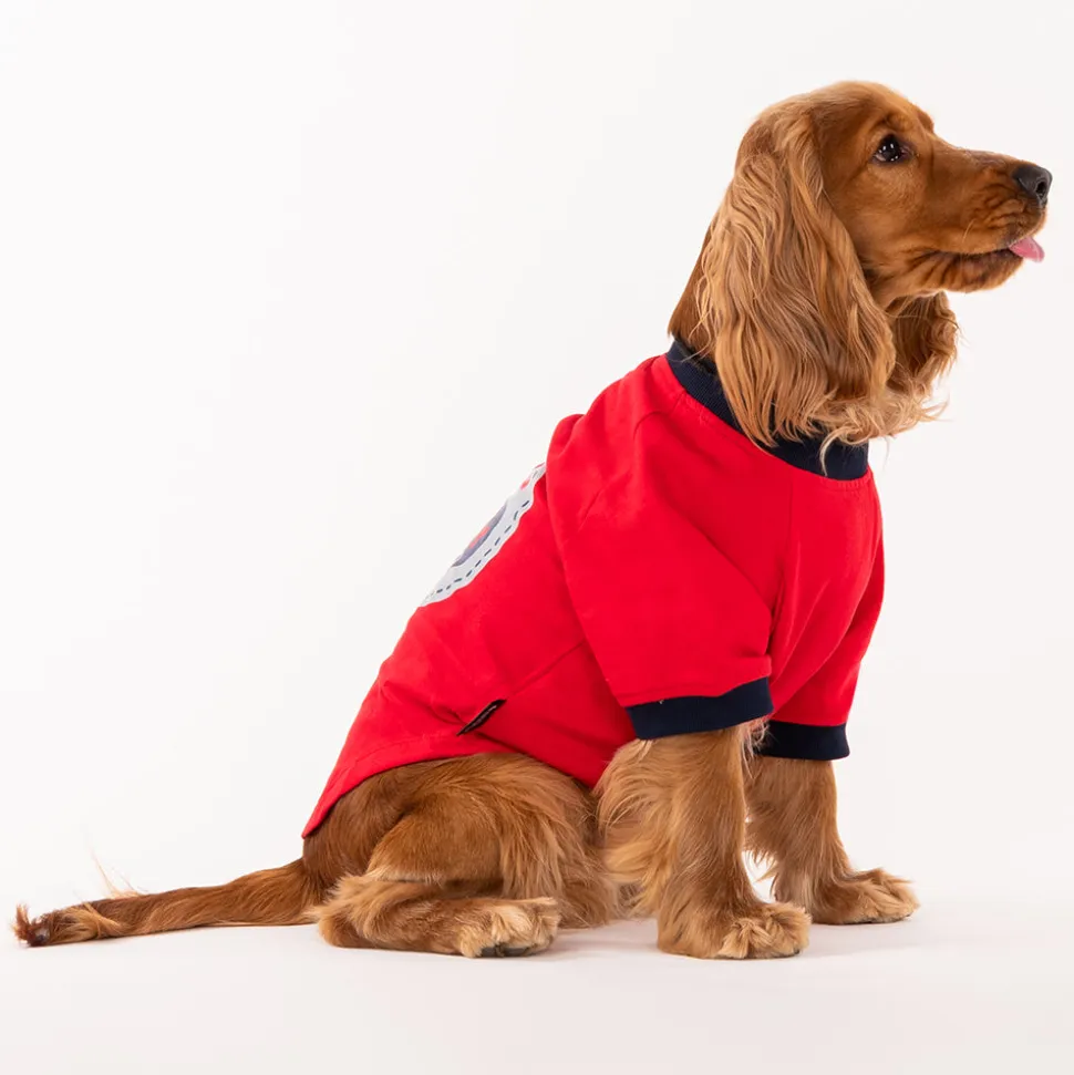 HUFT Fleece Dog Sweatshirt - Red