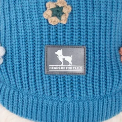 HUFT Frosty Flowers Sweater For Cat - Blue