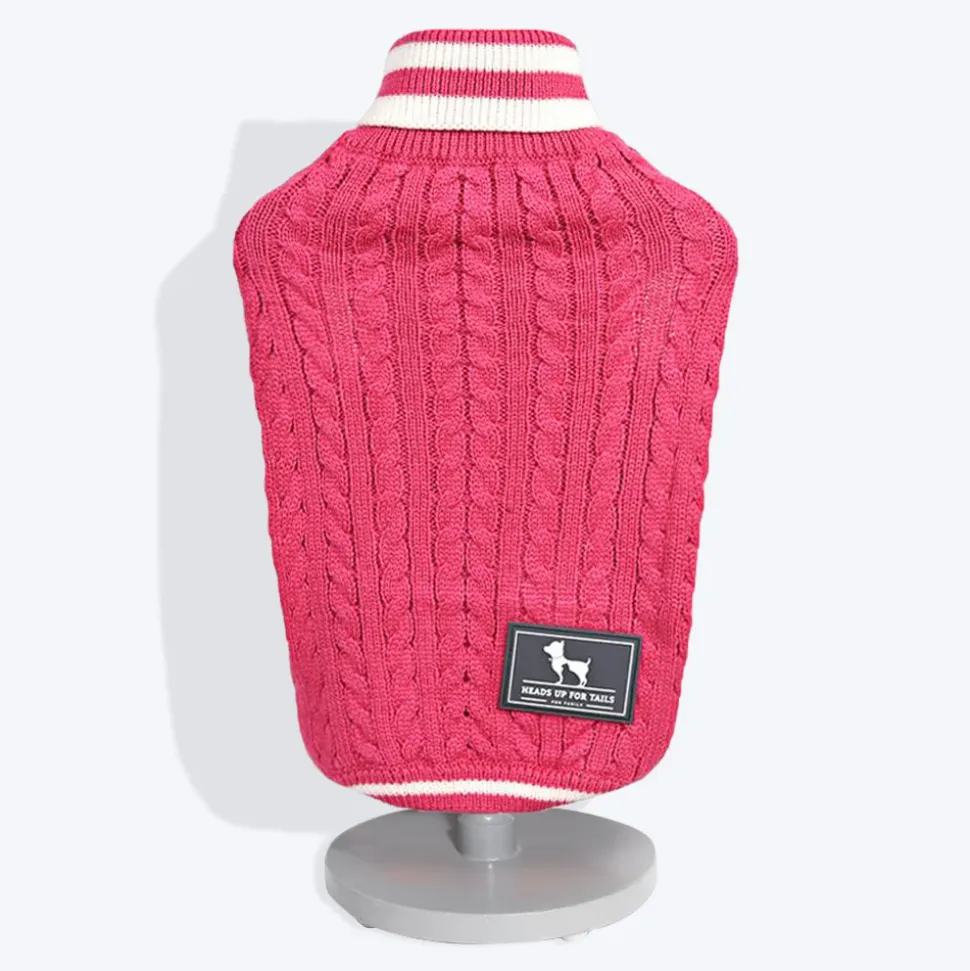 HUFT Fuzzy Buddy Cat Sweater - Pink