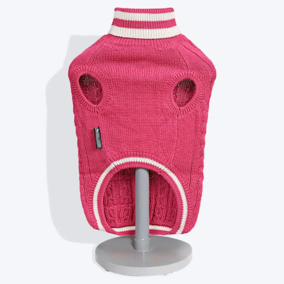 HUFT Fuzzy Buddy Dog Sweater - Pink