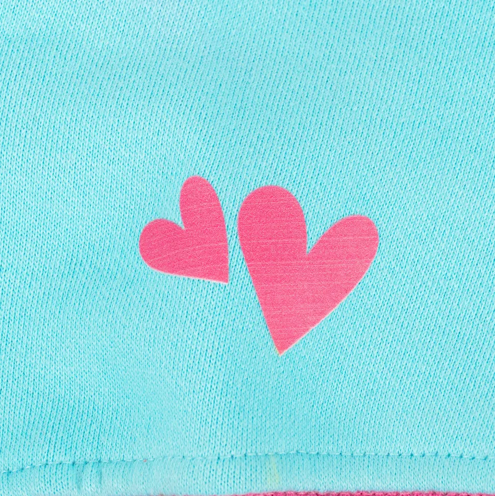HUFT Happy Teddy Sweatshirt For Small Dog - Turquoise Blue