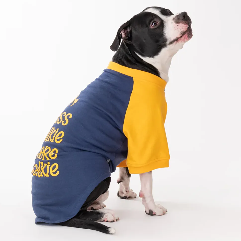 HUFT Less Talkie More Walkie Pet Sweatshirt - Navy