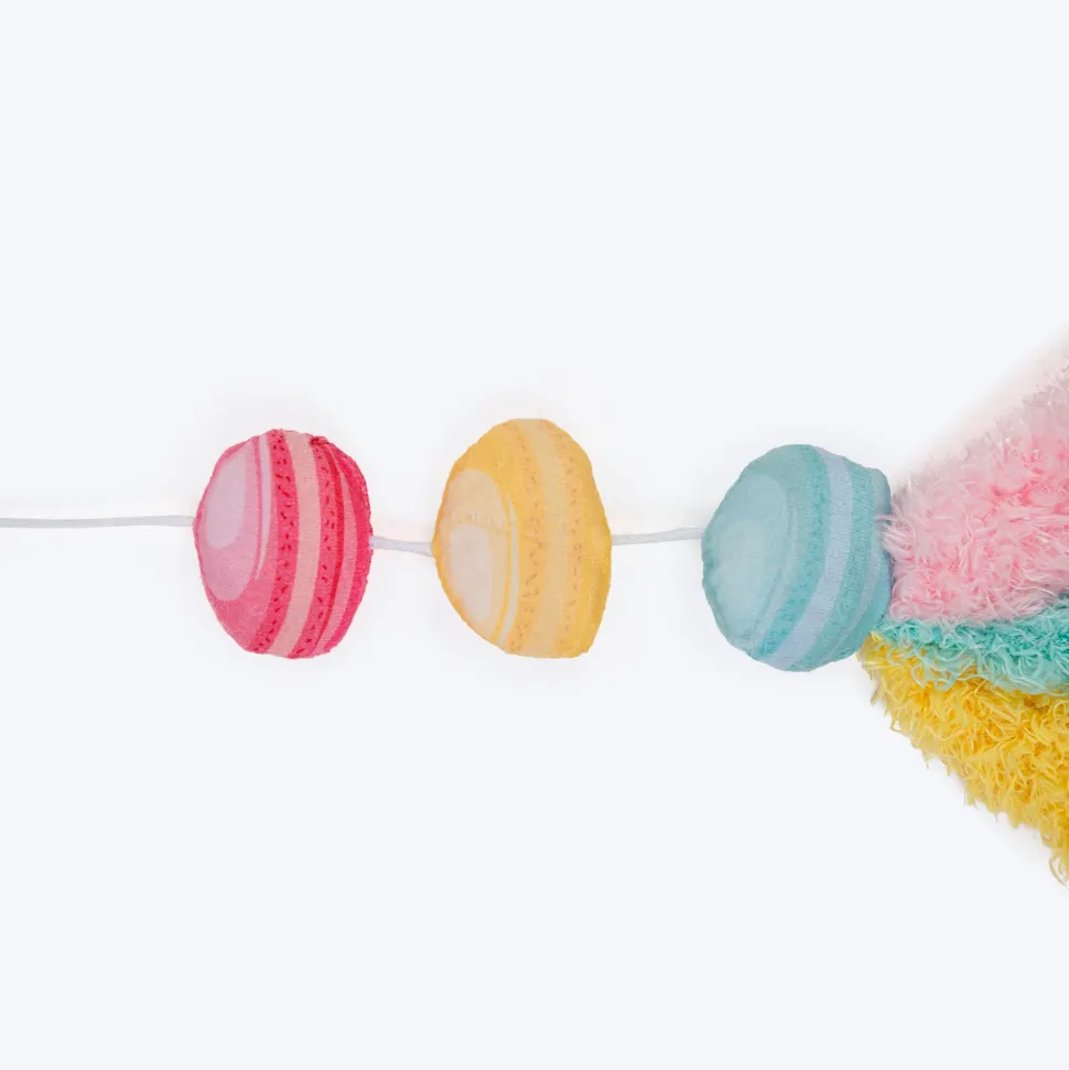 HUFT Macaron Wand Toy With Catnip For Cat - Multicolor