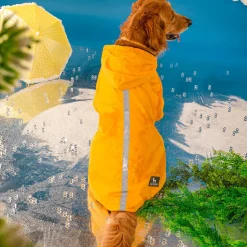 HUFT Magical Mist Dog Raincoat - Yellow